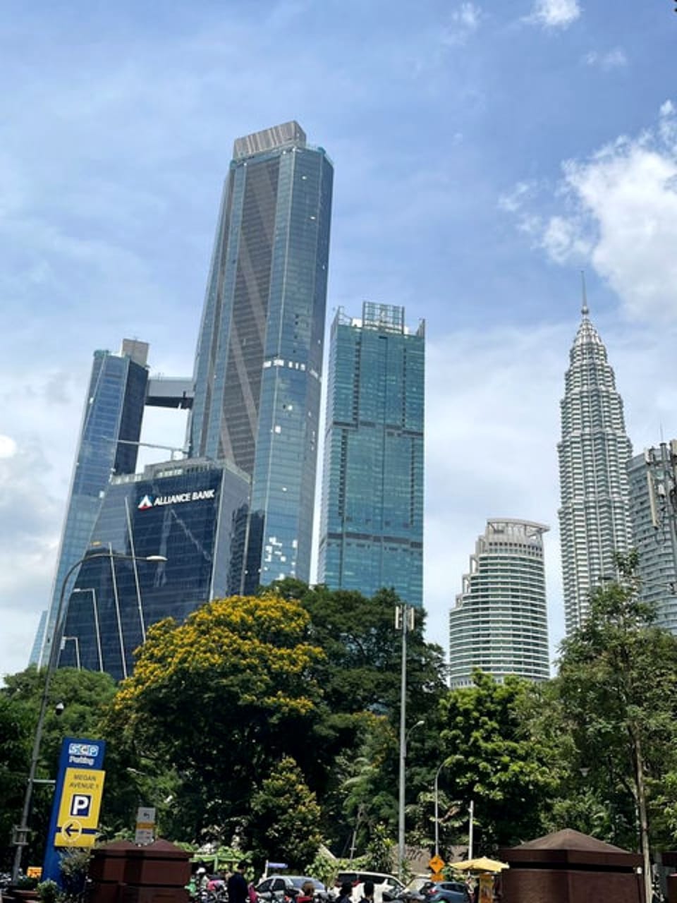Oxley Towers and the Kuala Lumpur skyline