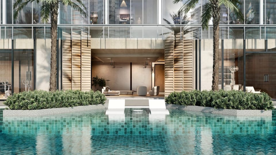 Landscaped pool at Jewel by Oxley KLCC
