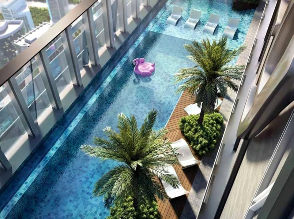 Rooftop pool at Jewel by Oxley KLCC
